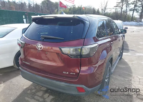 2016 Toyota Highlander Xle V6 из США, поврежденный, VIN 5TDJKRFH8GS315071
